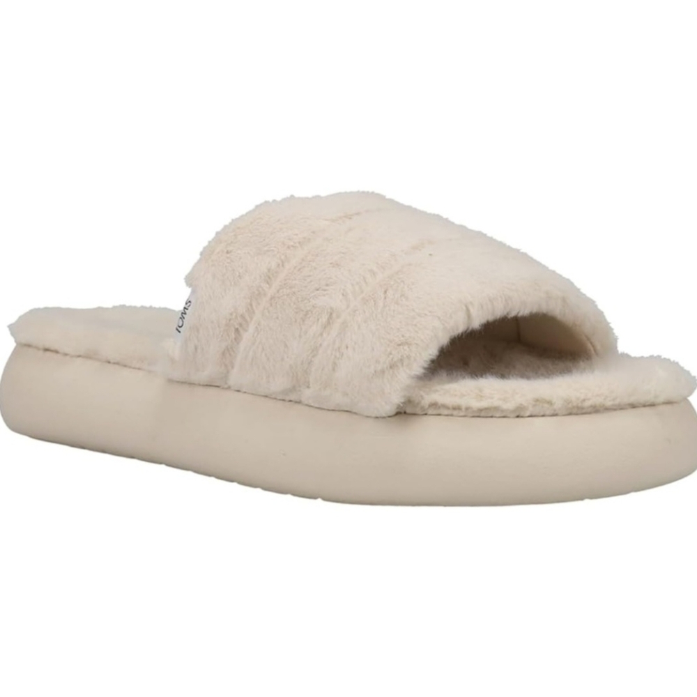 NWT Toms Alpargata Mallow Slides - Size 9